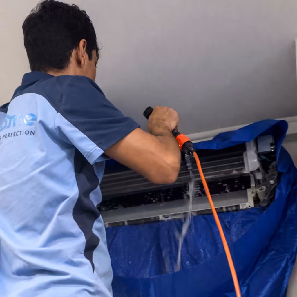 Jetwash to Clean the Dirt and Dust Off